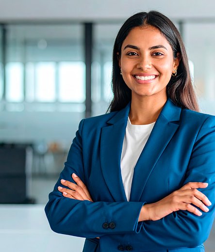 Deux commerciaux en réunion avec un client pour discuter d'un projet d'aménagement paysager.