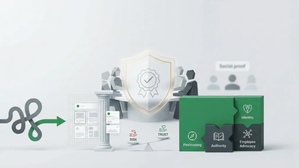 Branding B2B : comment construire une marque crédible qui accélère la décision.