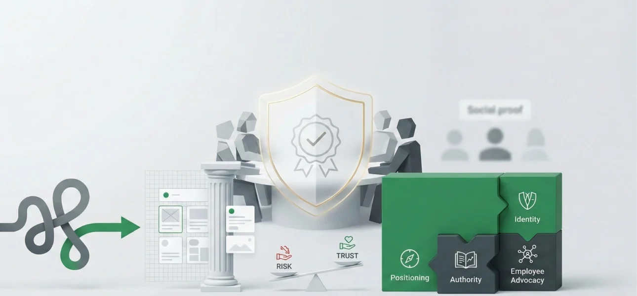 Branding B2B : comment construire une marque crédible qui accélère la décision.